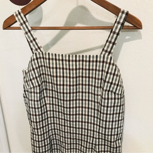 Plaid Checkered MIDI dress Sz M - Picture 3 of 10